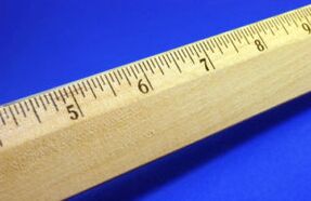 The rule shows the small size of the penis